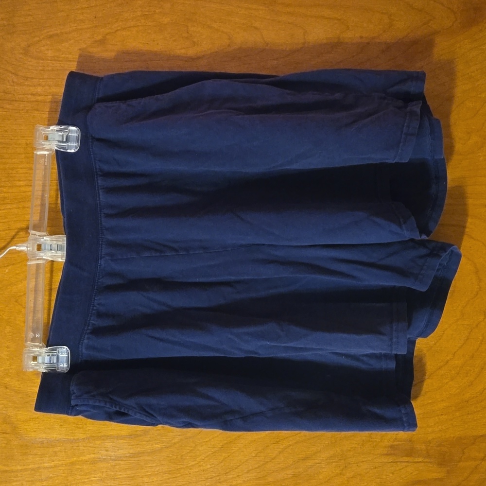 Navy Cotton Shorts with Pockets Size 2X: A